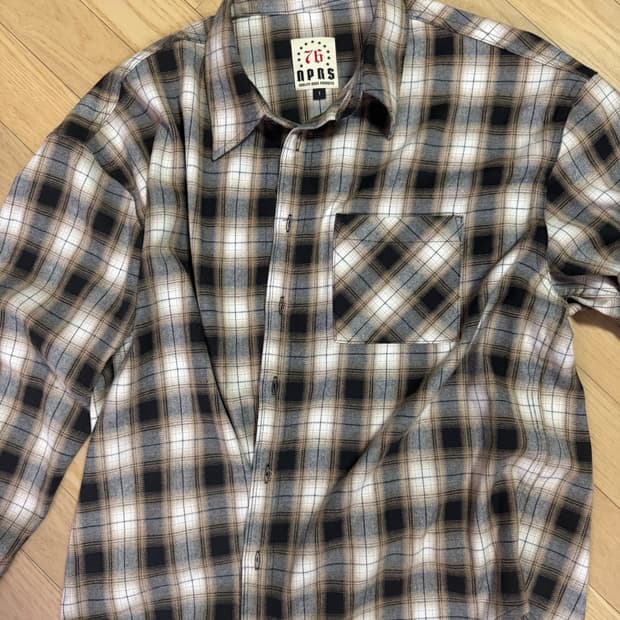 너티새비지 플란넬체크셔츠