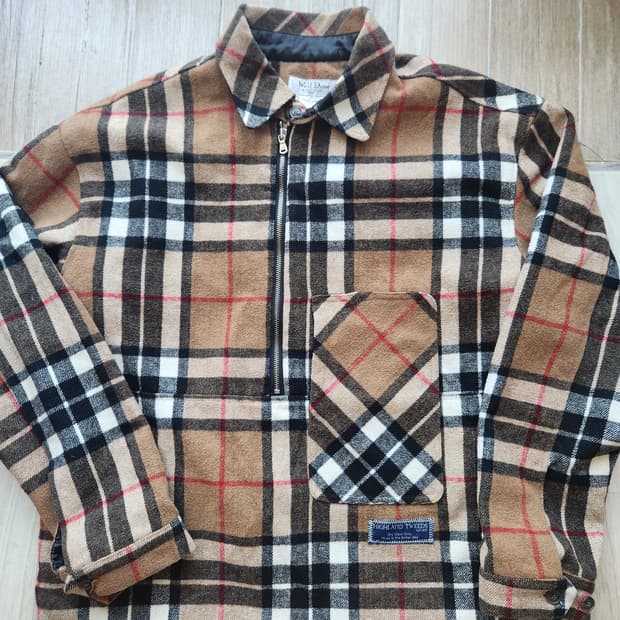 GD스타일 체크 아노락 M~L정도