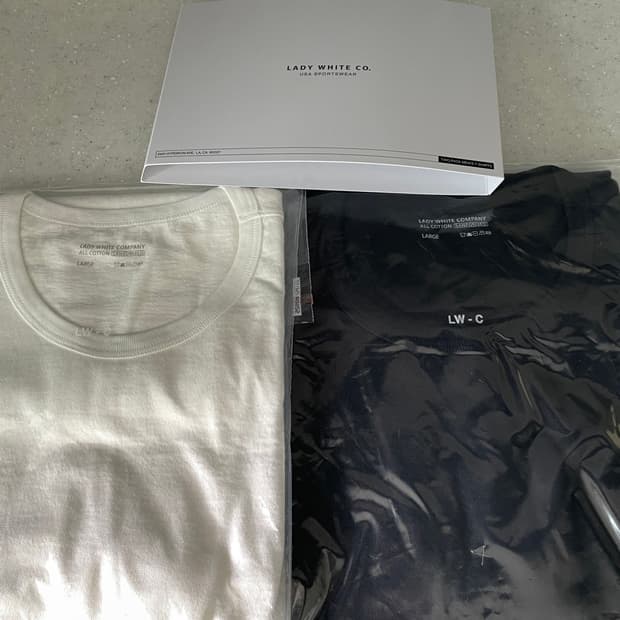[L] 레이디화이트 our t shirt 2 pack