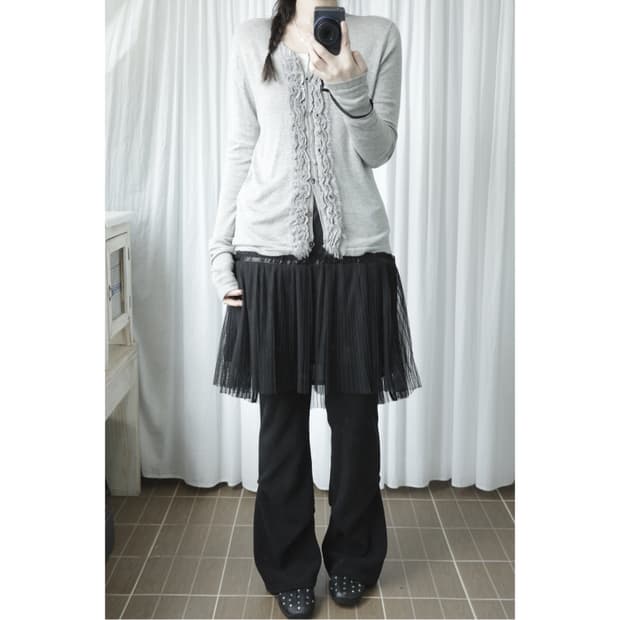 natural beauty grey cardigan