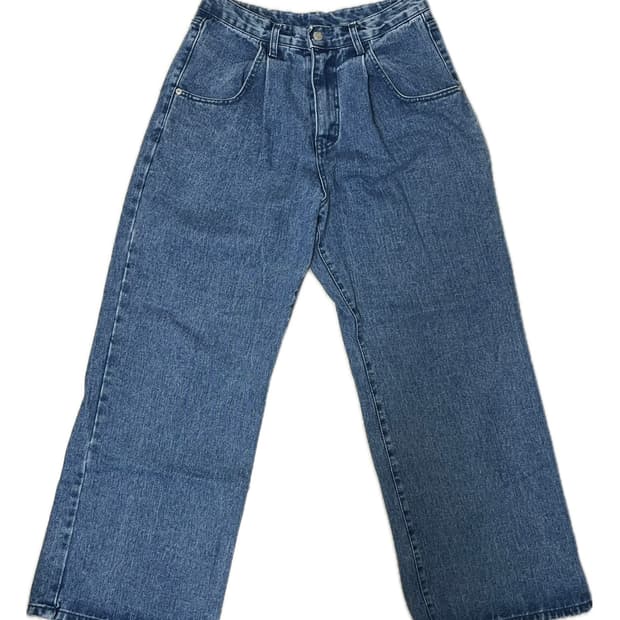 노매뉴얼 원턱 리버스 포켓 데님