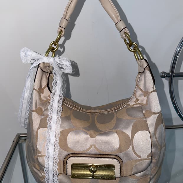 🍾Kristin Op Art Satin hobo bag