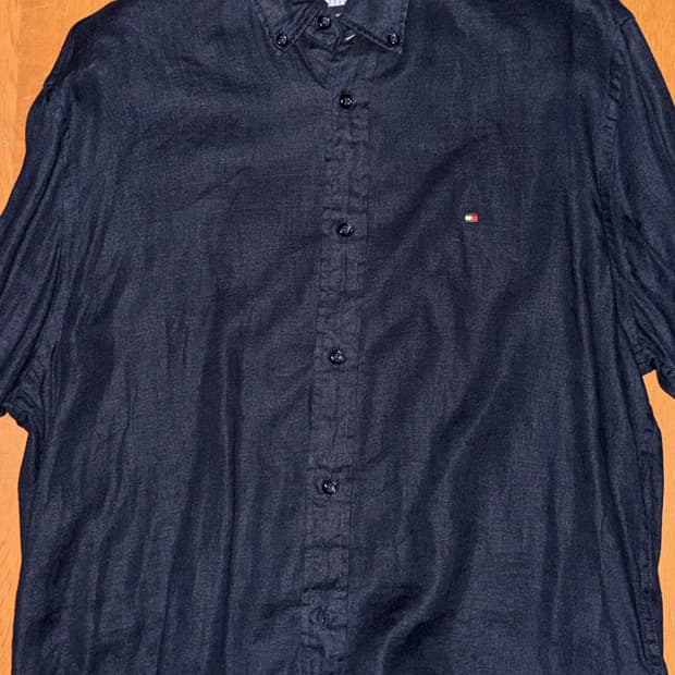 타미힐피거 린넨 셔츠
