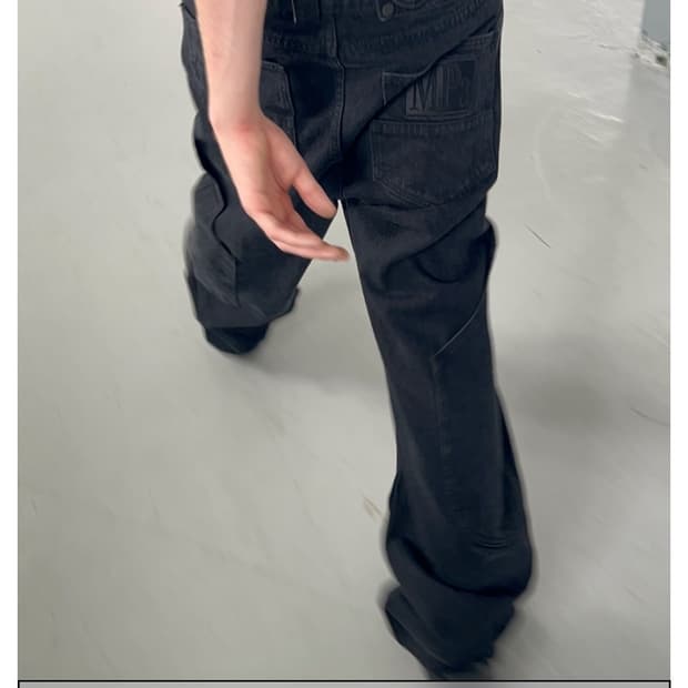 MPa CALF POCKET PANTS (BLACK) M