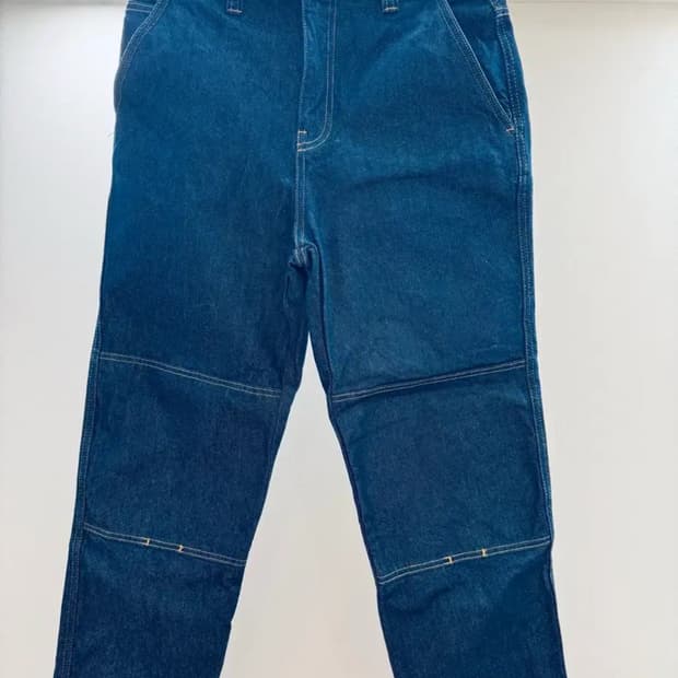 스투시 데님 더블 니 팬츠 인디고 30