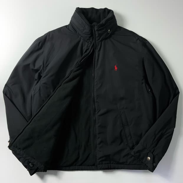 Polo  폴로 랄프로렌 자수 폴리쉘 블랙 페리 자켓 