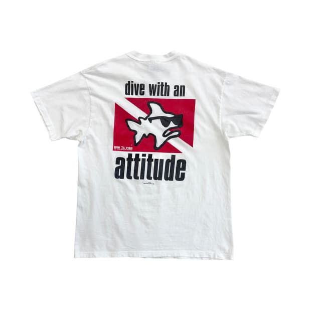90's Dive with an Attitude 반팔 티셔츠