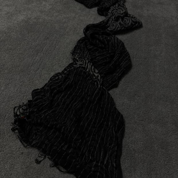 Vintage vkei punk mood paisley scarf