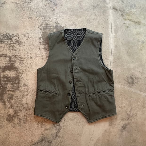 올드 엔지니어드가먼츠 엔가 리버시블 베스트