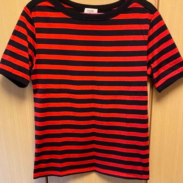 20SS Red/Black Border tee by.에디슬리먼