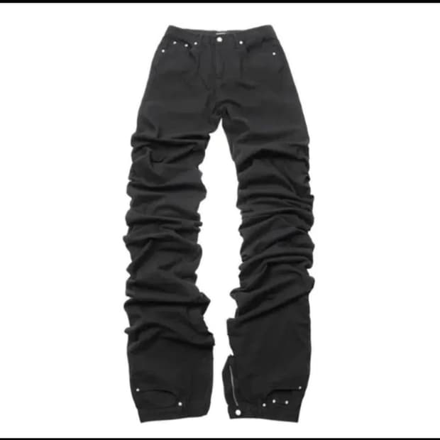 SURGERY® 롱 더블 블랙진 팝니다.