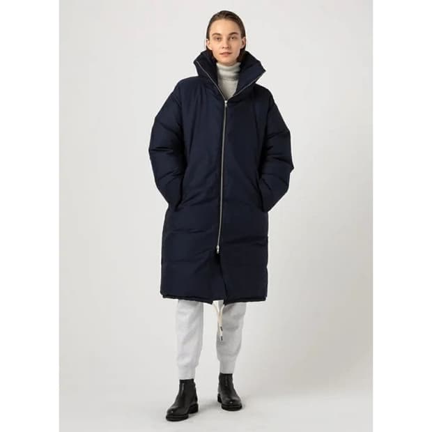 소피드후레 하이넥 다운 패딩 코트