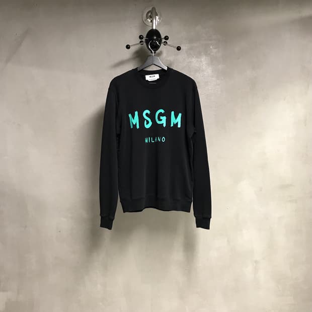 MSGM 맨투맨 블랙 S