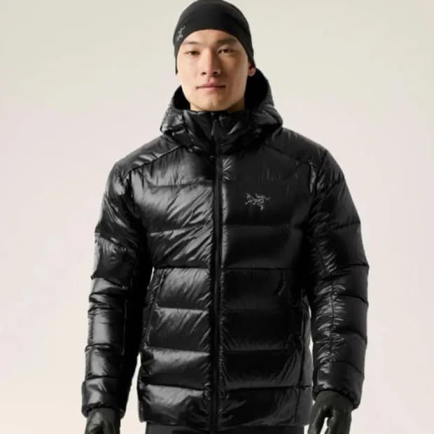 아크테릭스 새륨sv 블랙유광후디 s새상품(100-105)