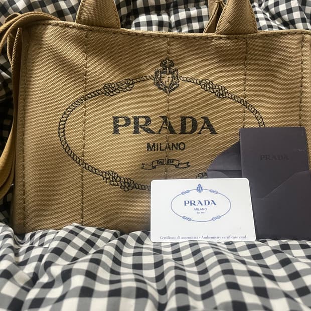 프라다 정품 카나파백