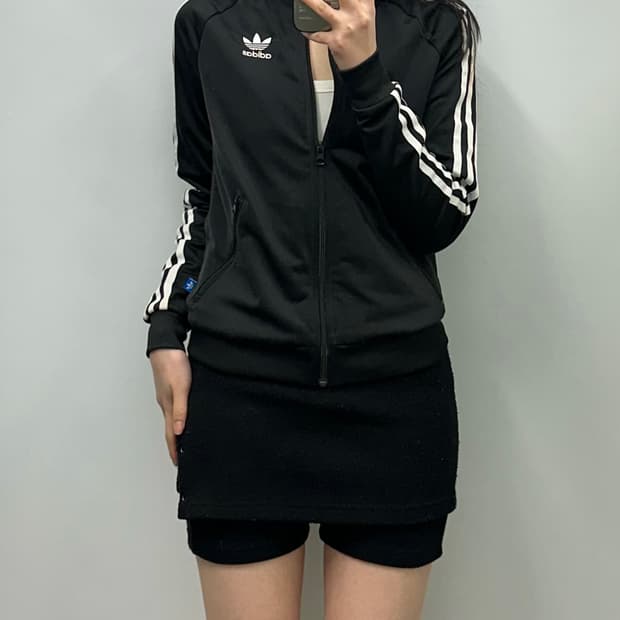 아디다스 파이어버드 블랙 트랙탑 져지