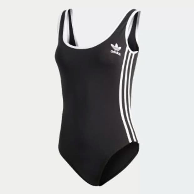 아디다스 삼선 수영복 바디수트