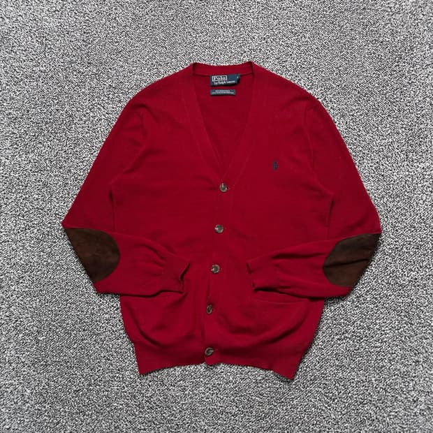 Name : 폴로 랄프로렌 시그니처로고 엘보우패치 가디건 :) 