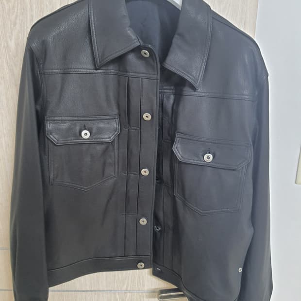 쿠어 고트 스킨 포켓 트러커 자켓 XL
