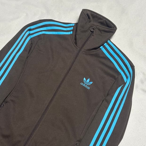 95 아디다스 파이어버드 블루라인 브라운 트랙탑