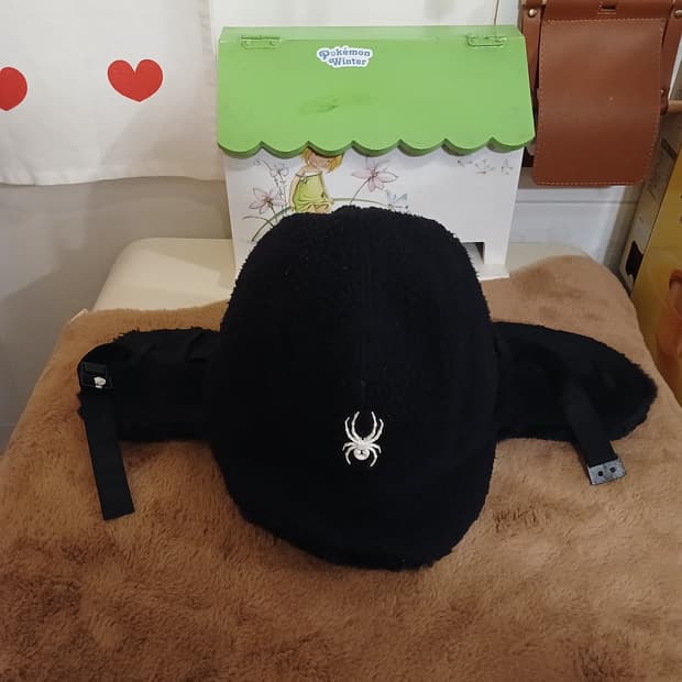 스파이더 정품 귀달이 모자 59cm