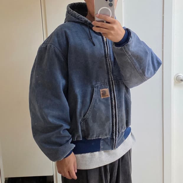 칼하트 액티브자켓 XL 칼하트 자켓 칼하트 j130 칼하트 j68 blu