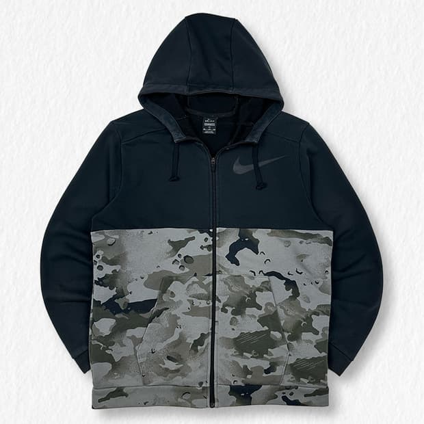 나이키 카모 후드집업