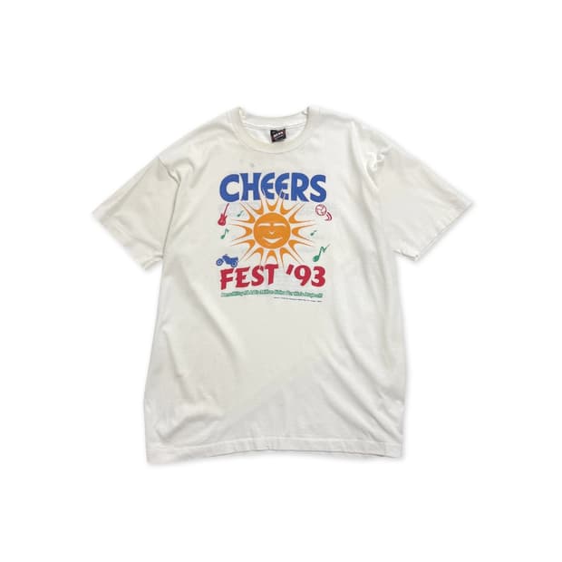 90s 페스티벌 그래픽 싱글스티치 티셔츠