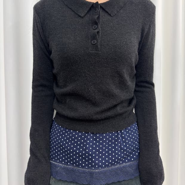 agnes b pk knit top