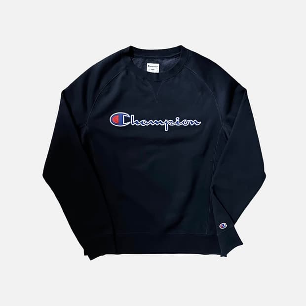 챔피온 빅로고 기모 맨투맨