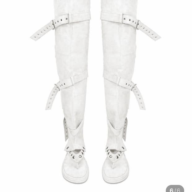 게이트리스 부츠 TOE-POST THIGH HIGH BOOTS [LOW]
