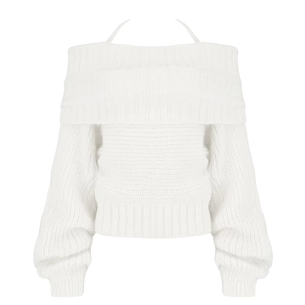 Kleesier 클리시어 팔레트 니트 화이트