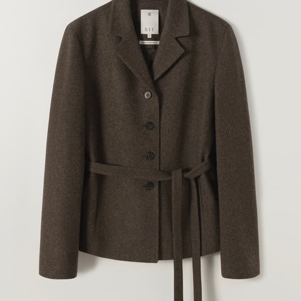 시에 SIE 샌디 벨티드 싱글 재킷