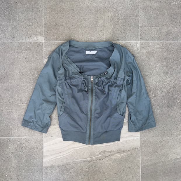 Adidas X Stella McCartney 오프숄더 바람막이