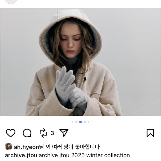 아카이브제이투유 더플 퍼 무스탕 코트 (cream beige)