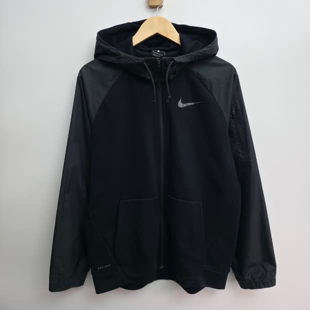 [L] 나이키 드라이핏 블랙 후드집업