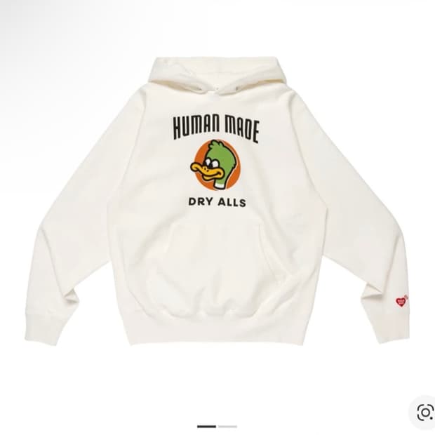 휴먼메이드 오리 후드 xl