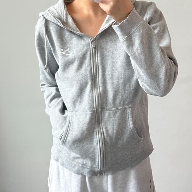 [XL] 나이키 그레이 후드집업