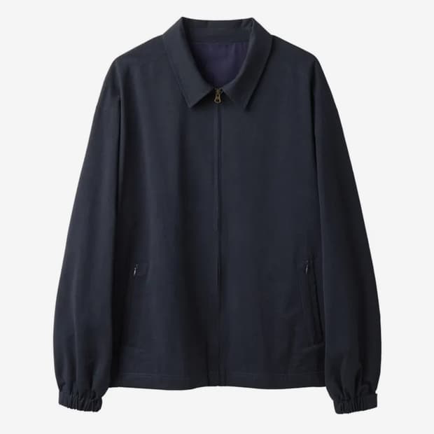 [3] 아르반 바틱 다잉 더블 포켓 카라 자켓(네이비)