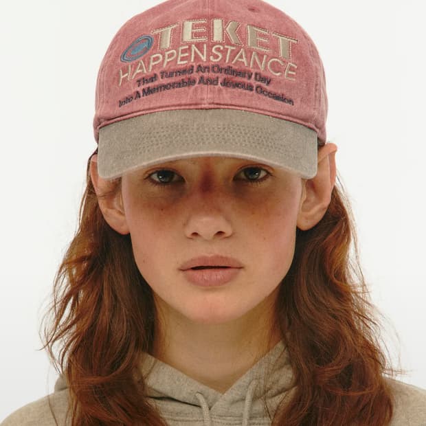 테켓 pink cap 모자