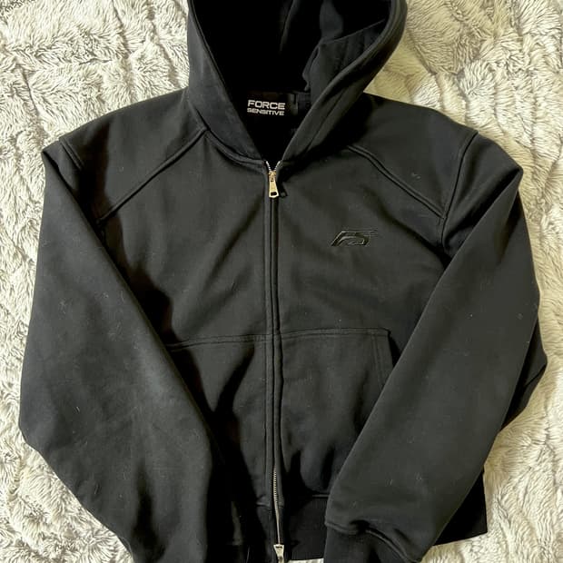 포스센스티브 후드집업 블랙 2사이즈