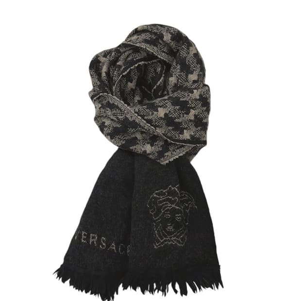 베르사체 머플러 (블랙&베이지)