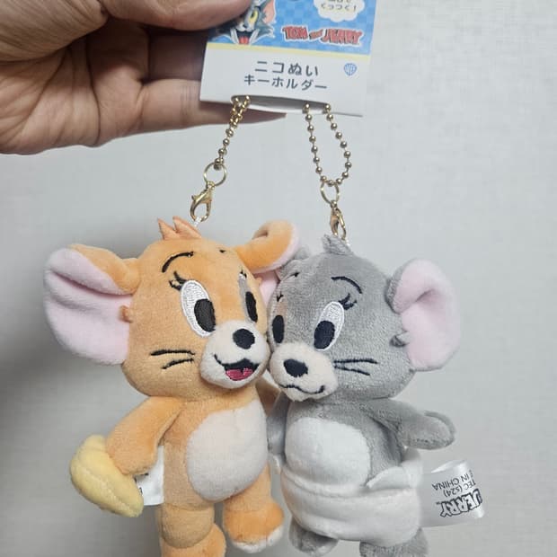 톰과 제리 볼참인형(자석)키링
