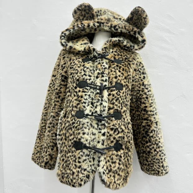 Wakatsuki Chinatsu 레오파드 곰돌이 귀 퍼