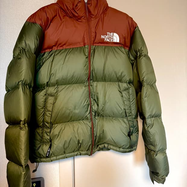 노스페이스 1996 눕시 다크카키 패딩 (새상품급)