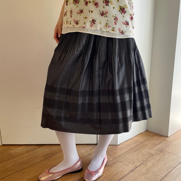 pleats skirt