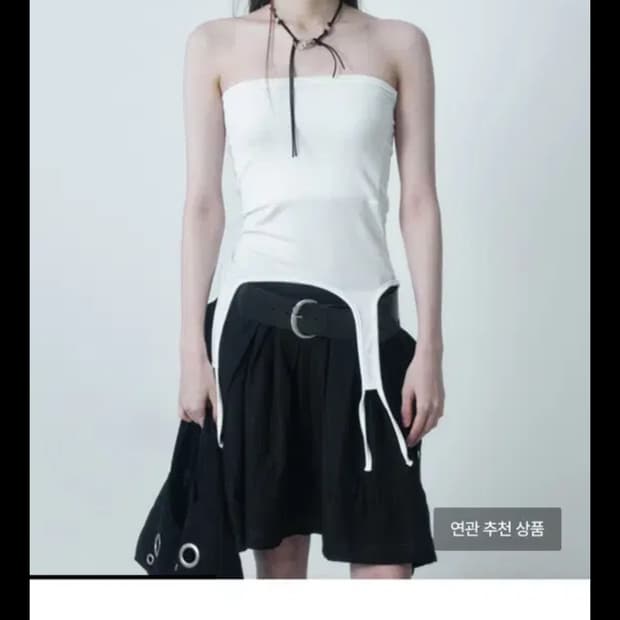 세릭 가터 탑 스커트 tencel garter top skirt