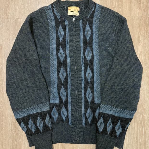 70’s mohair 모헤어 울 가디건