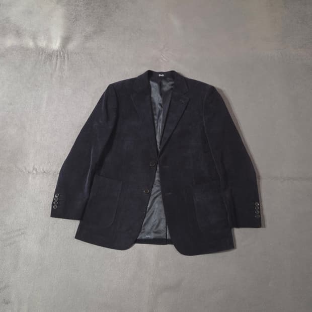 21FW 돌체앤가바나 코듀로이 자켓 블레이저 48 블랙