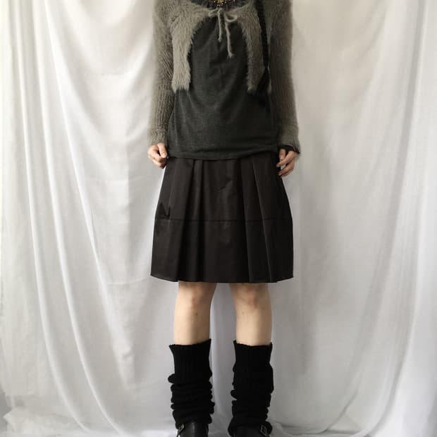 Fluffy knit cardigan